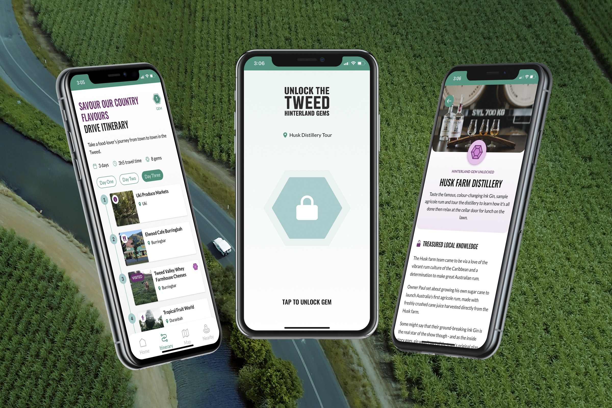 The Tweed Hinterland Gems application